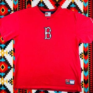 Nike Boston Red Sox Red T-Shirt – Team Apparel – Size L